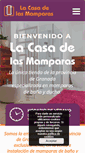 Mobile Screenshot of lacasadelasmamparas.com