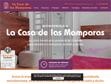 Tablet Screenshot of lacasadelasmamparas.com